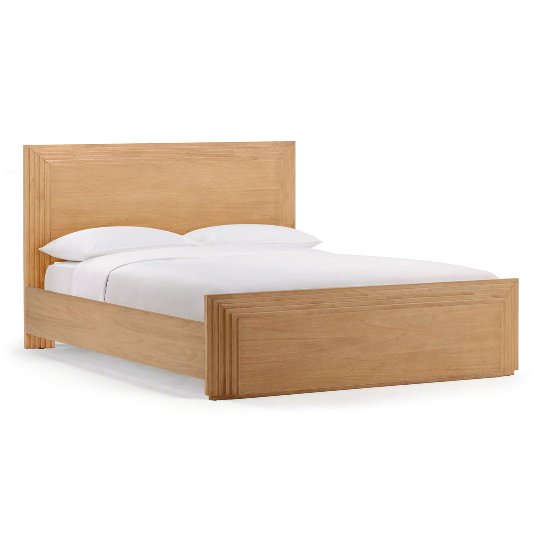 AERIS DECO OAK PANEL BED