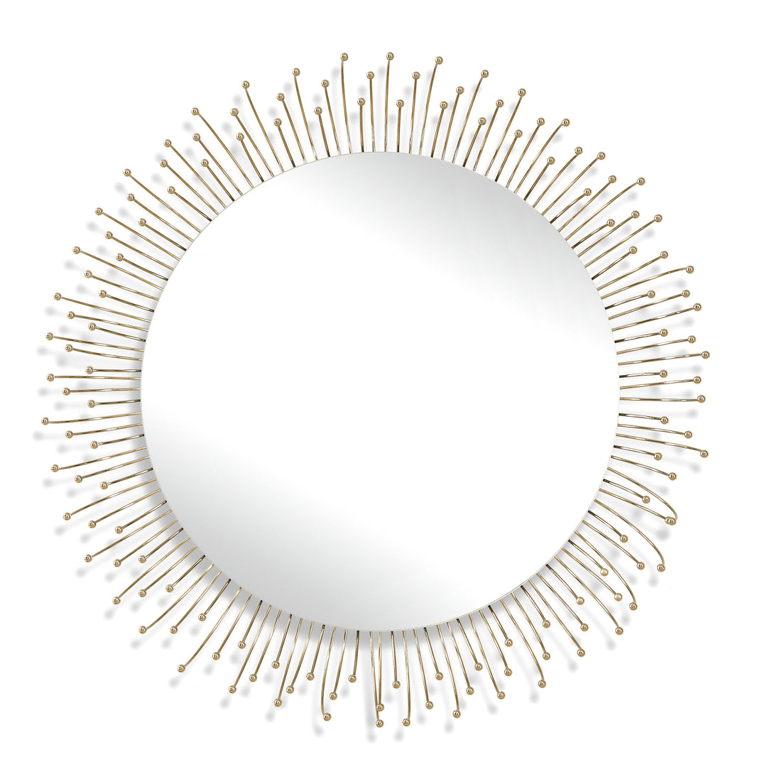 AGA GOLD BURST ROUND MIRROR