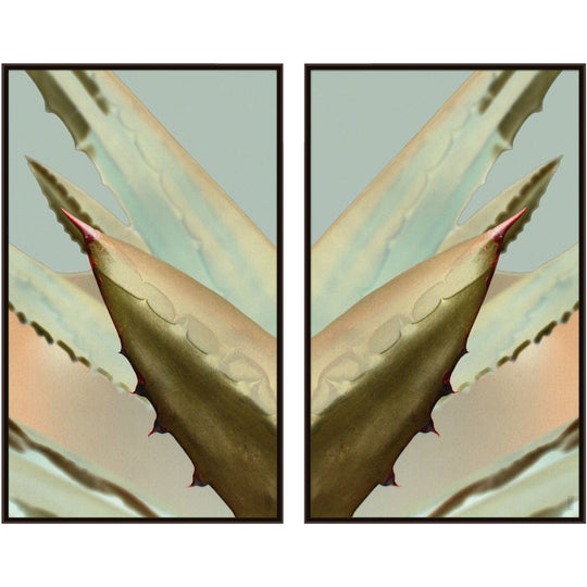 "AGAVE DIPTYCH" CANVAS ART