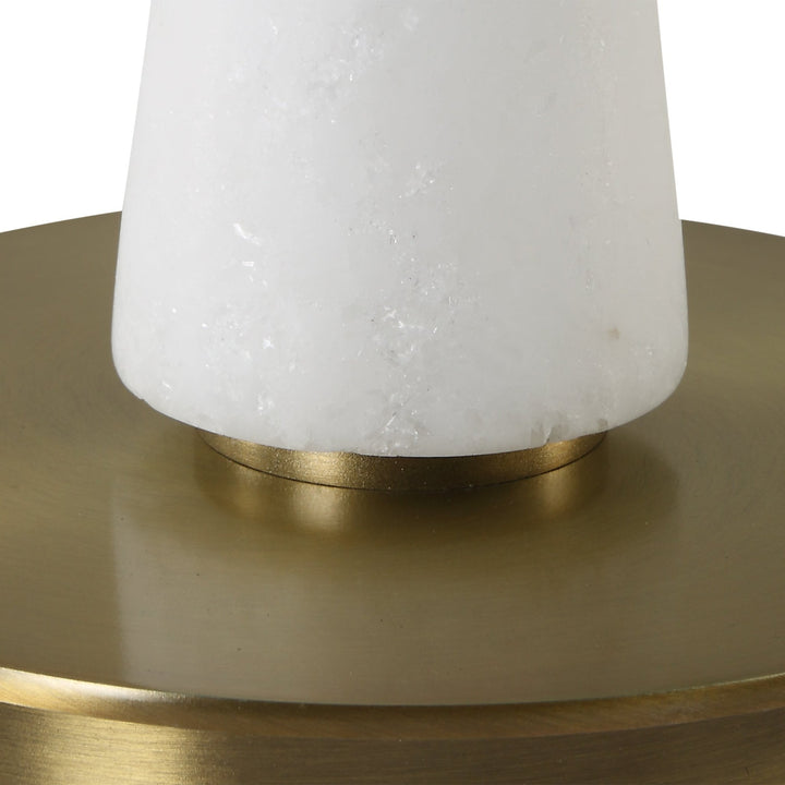 ALABASTER MARBLE TABLE LAMP