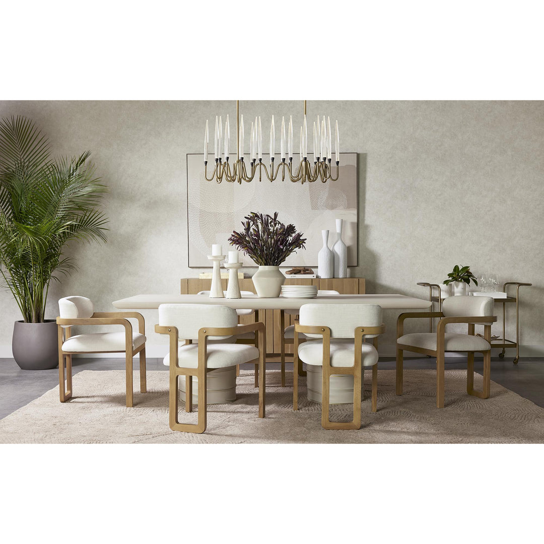 ALANYA 84" RECTANGULAR DINING TABLE - SUMMER SAND