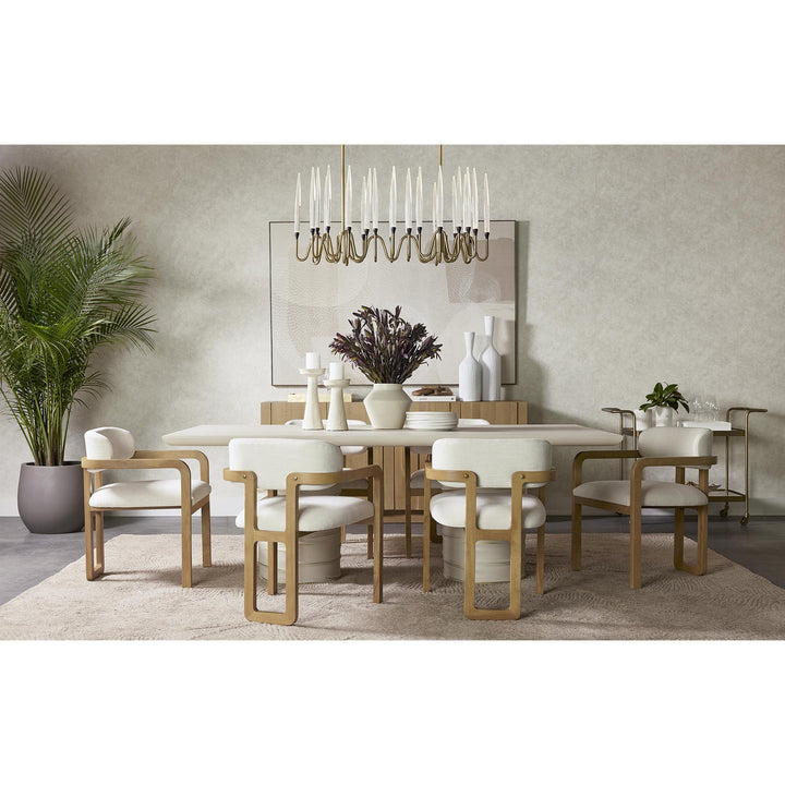 ALANYA 84" RECTANGULAR DINING TABLE - SUMMER SAND