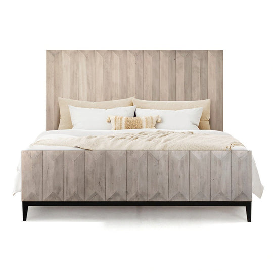 ALDWELL GREY WASH PANEL BED