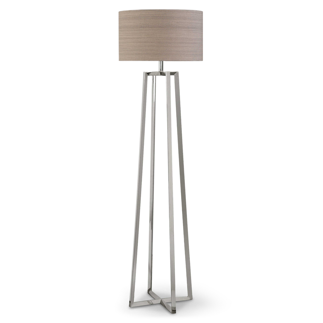 ALEXUS POLISHED CHROME FLOOR LAMP