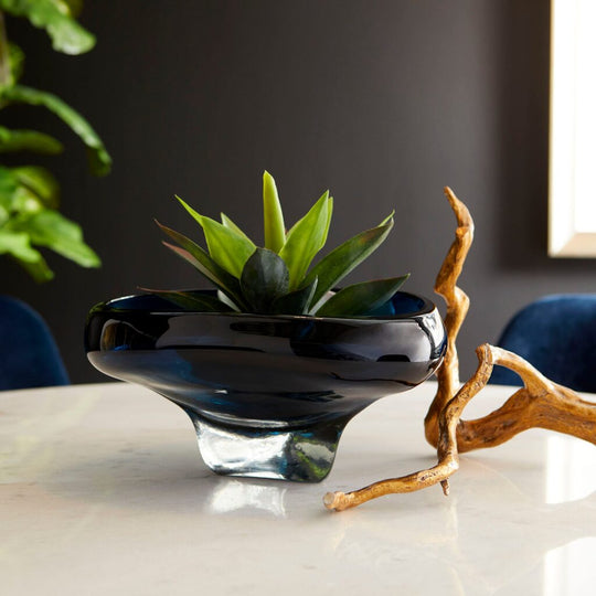 ALISTAIR BLUE GLASS BOWL