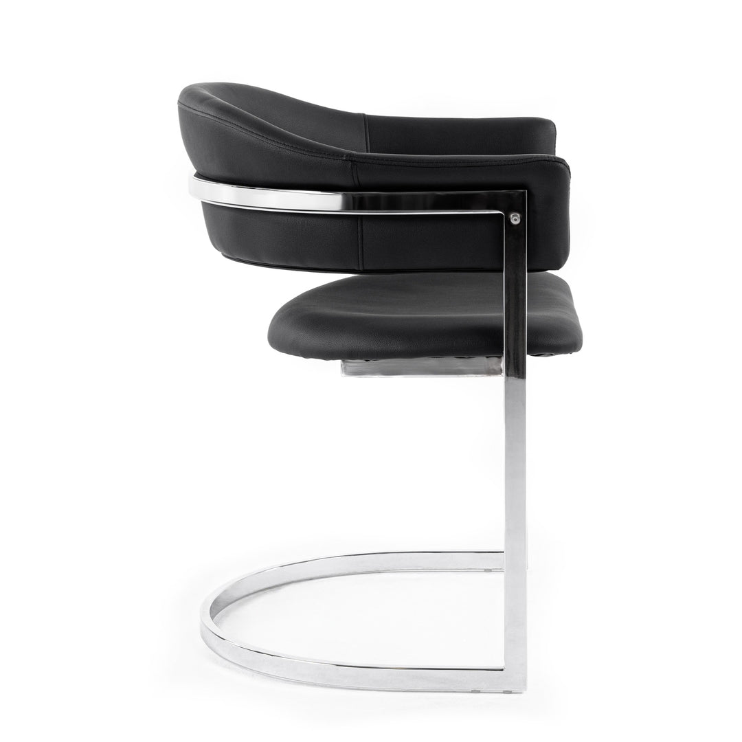 ALLIE LEATHERETTE DINING CHAIR