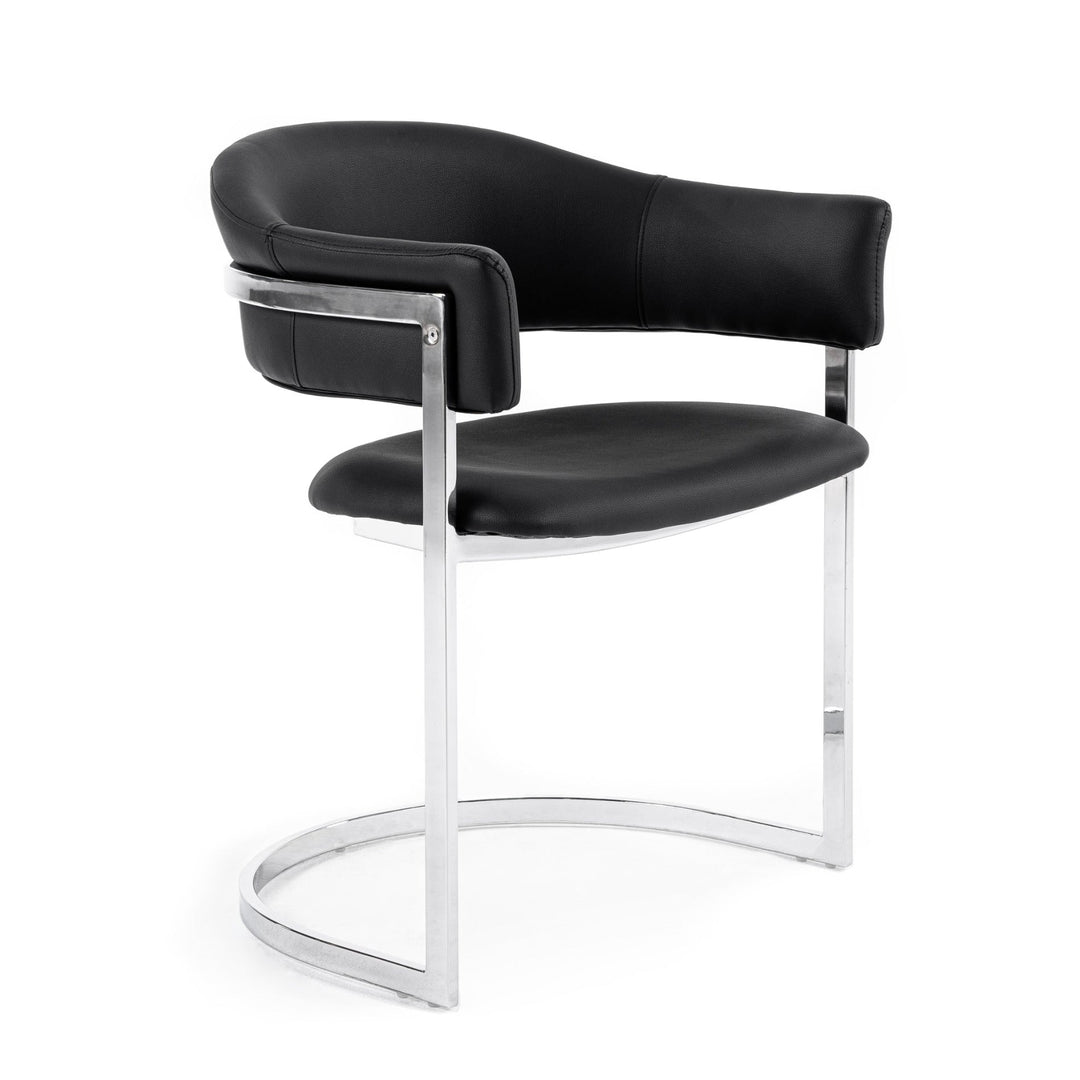 ALLIE LEATHERETTE DINING CHAIR