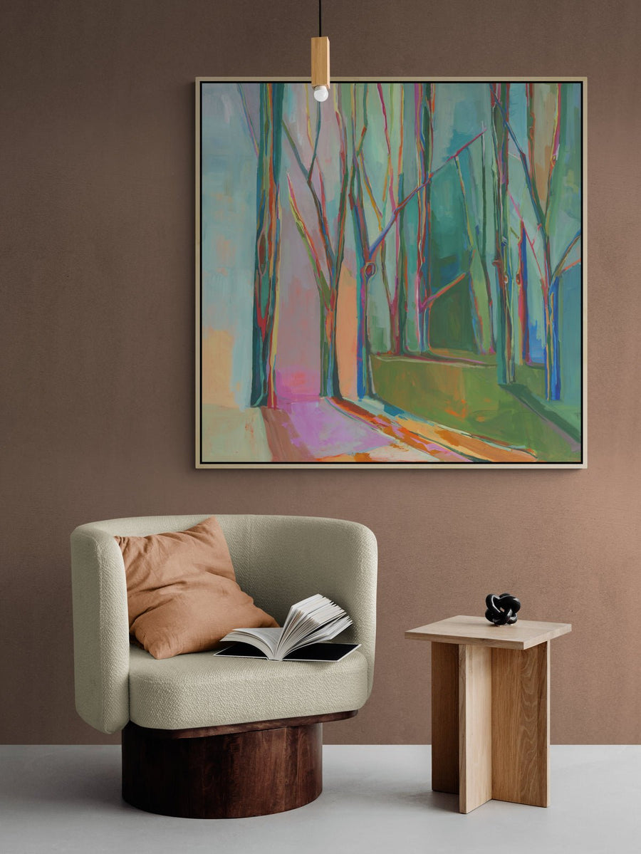 "ALONG THE WOODS" CANVAS ART