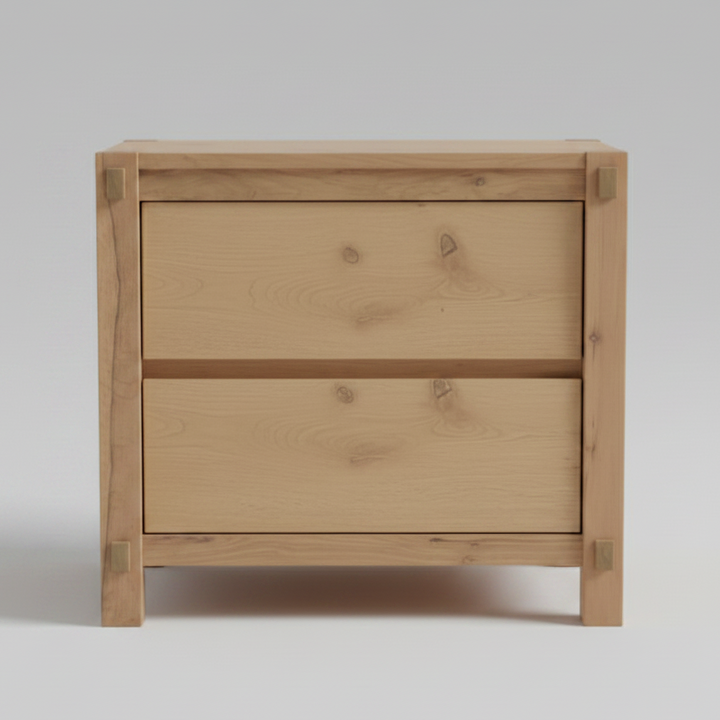 ALPINE DISTRESSED OAK NIGHTSTAND