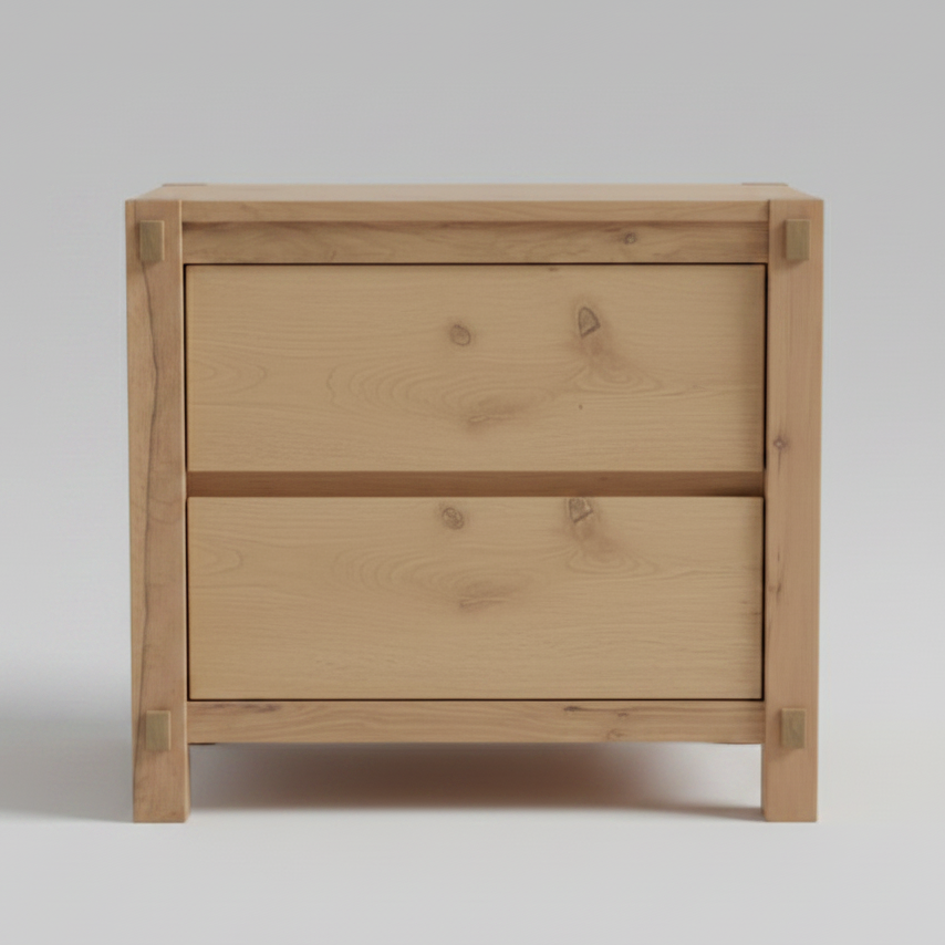 ALPINE DISTRESSED OAK NIGHTSTAND