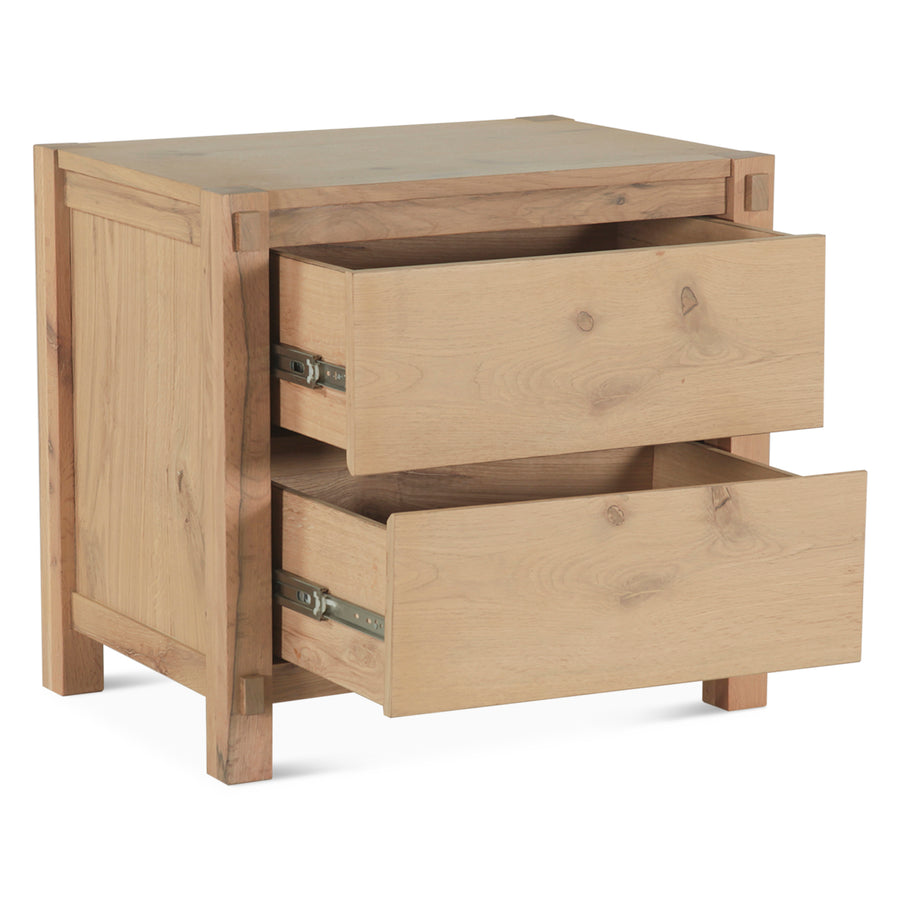 ALPINE DISTRESSED OAK NIGHTSTAND