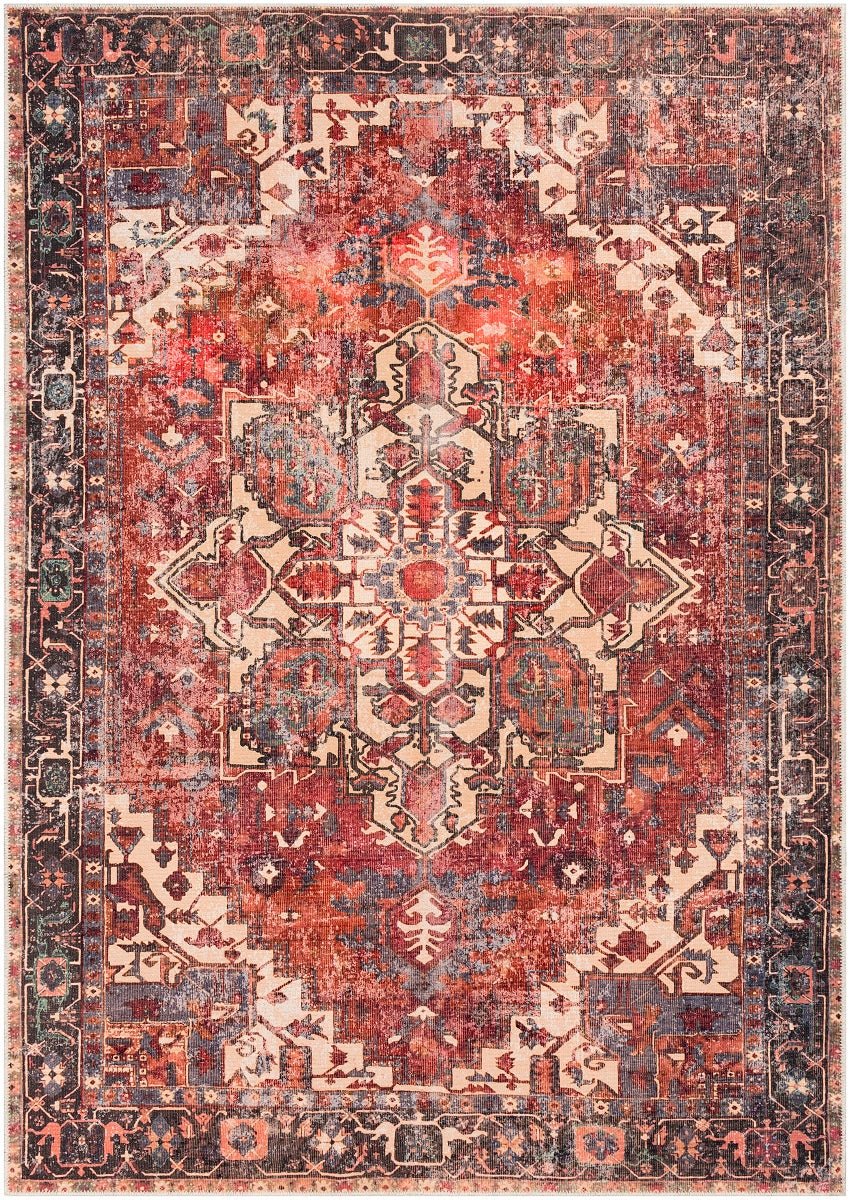 ADSILA VINTAGE PRINT FLAT RUG