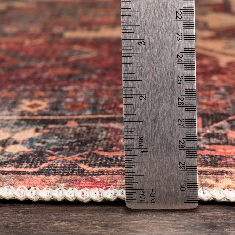 ADSILA VINTAGE PRINT FLAT RUG
