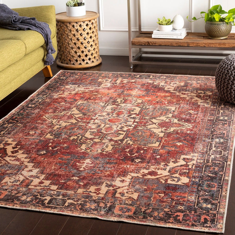 ADSILA VINTAGE PRINT FLAT RUG