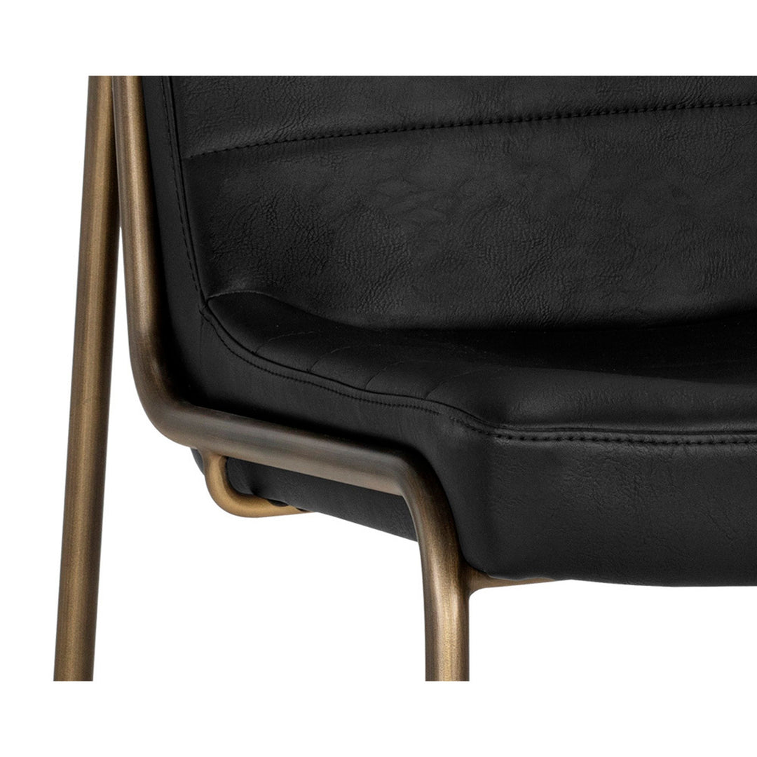 ANTON DINING CHAIR: BLACK | SET OF 2