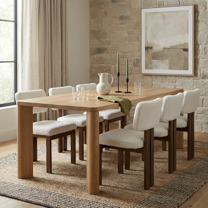 SEGMENT HERITAGE OAK DINING TABLE