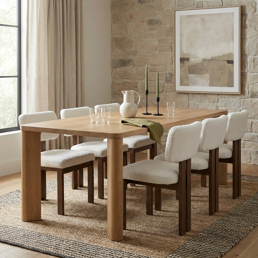 SEGMENT HERITAGE OAK DINING TABLE
