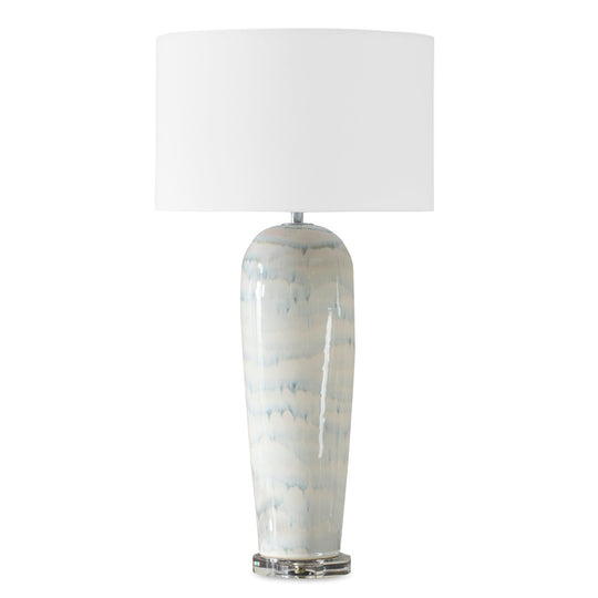 ARDEN WHITE GLAZE TABLE LAMP