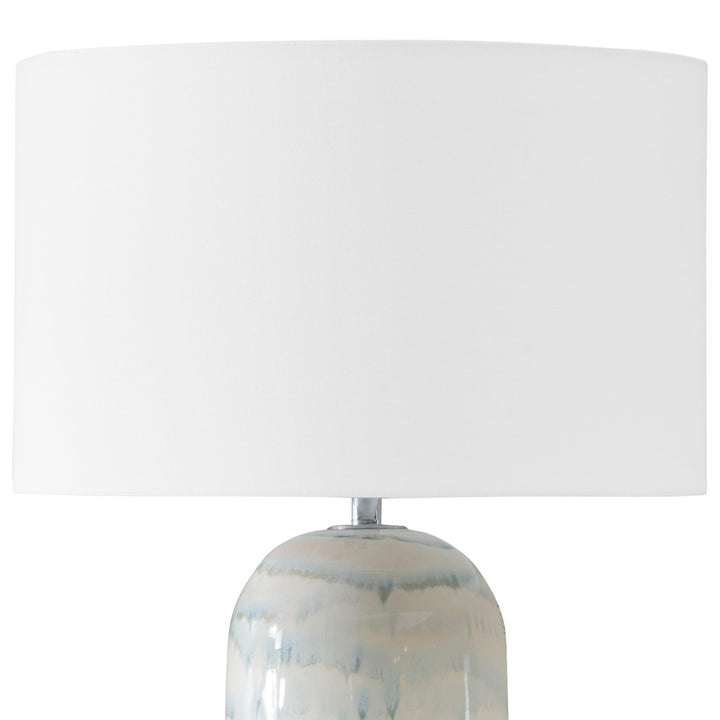 ARDEN WHITE GLAZE TABLE LAMP