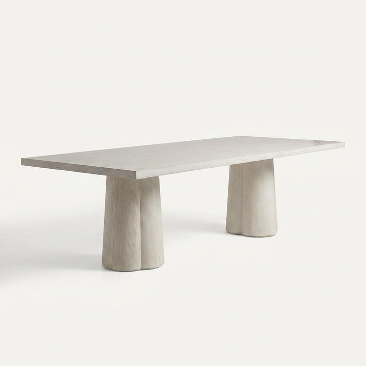 ARIEL WHITEWASHED DINING TABLE