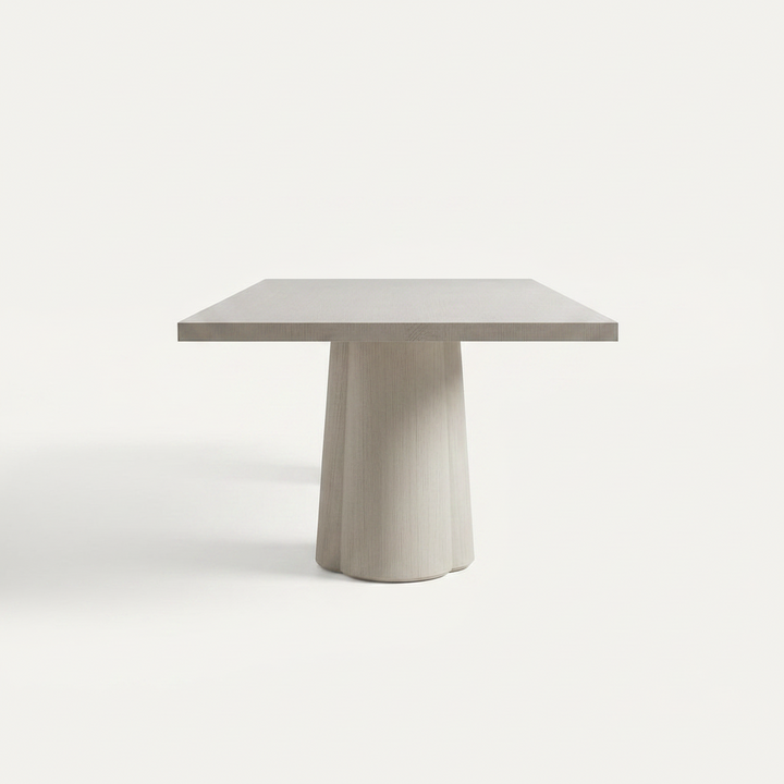 ARIEL WHITEWASHED DINING TABLE