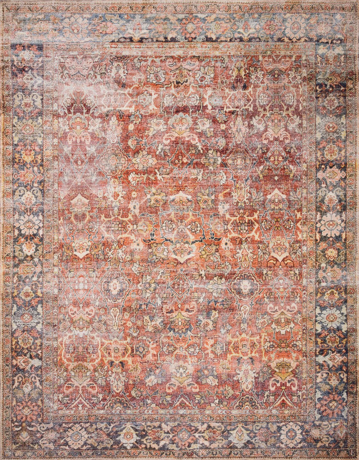 ARJUN VINTAGE PRINT FLAT RUG: SPICE