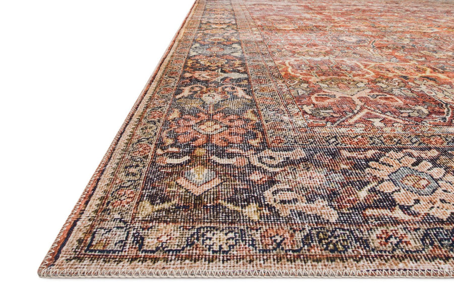 ARJUN VINTAGE PRINT FLAT RUG: SPICE