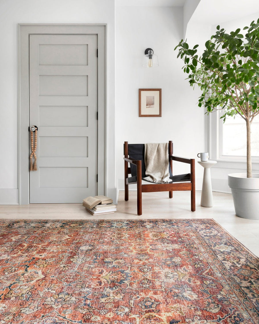 ARJUN VINTAGE PRINT FLAT RUG: SPICE