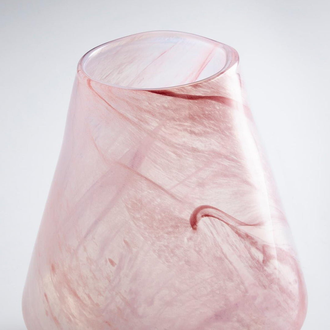 ATRIA PINK GLASS VASE