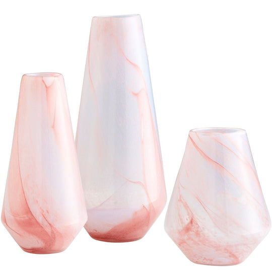 ATRIA PINK GLASS VASE