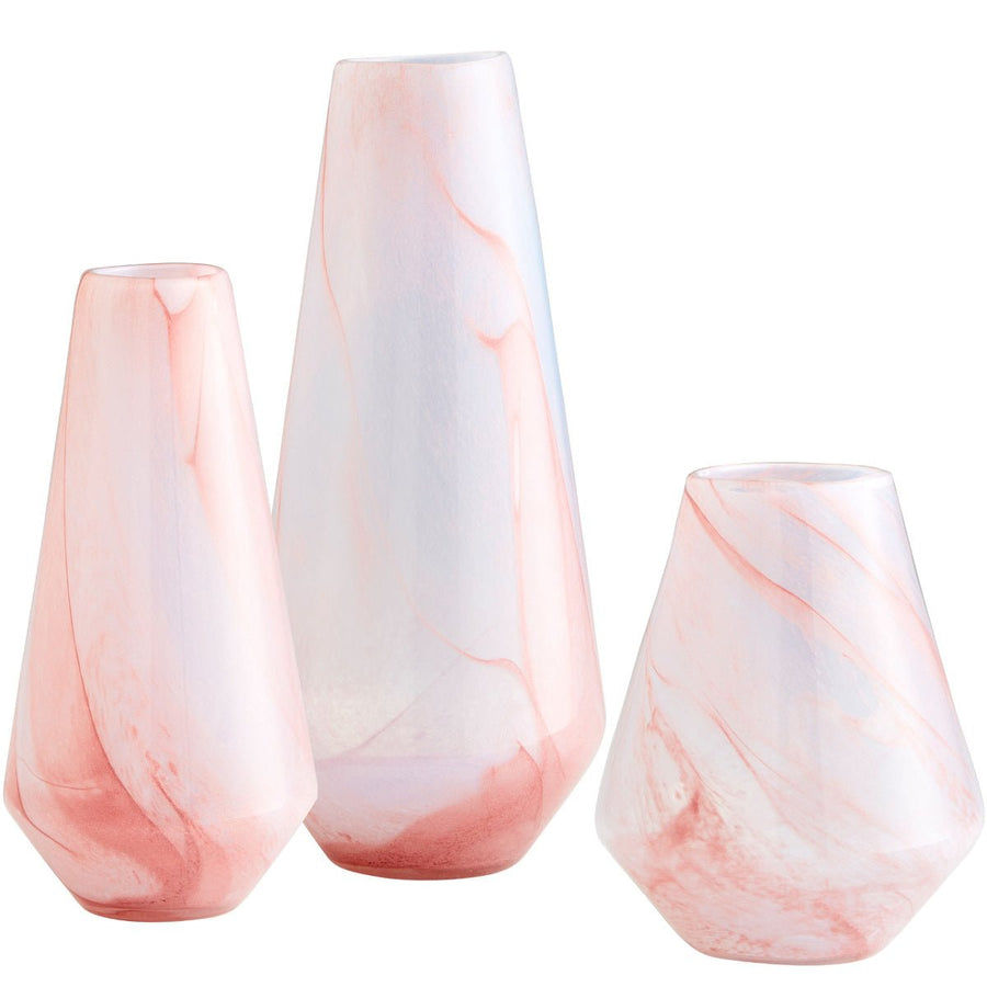 ATRIA PINK GLASS VASE