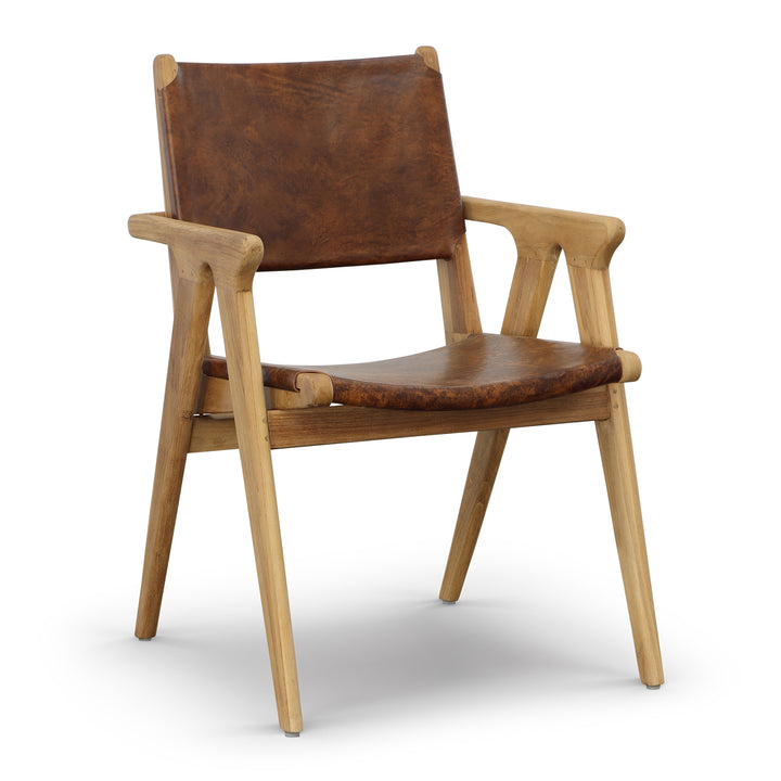 AUCKLAND LEATHER DINING CHAIR