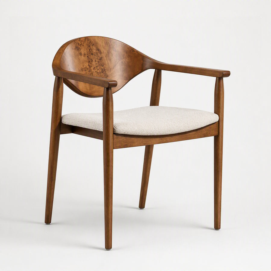 AUGUSTA BURL DINING CHAIR