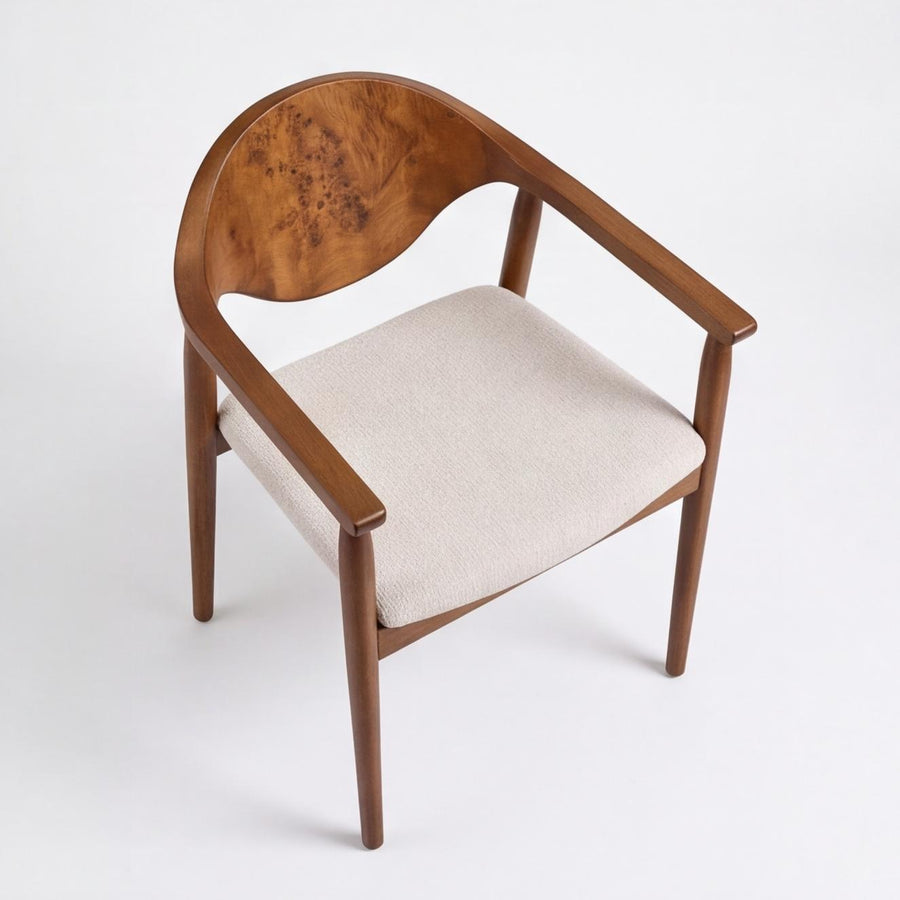 AUGUSTA BURL DINING CHAIR