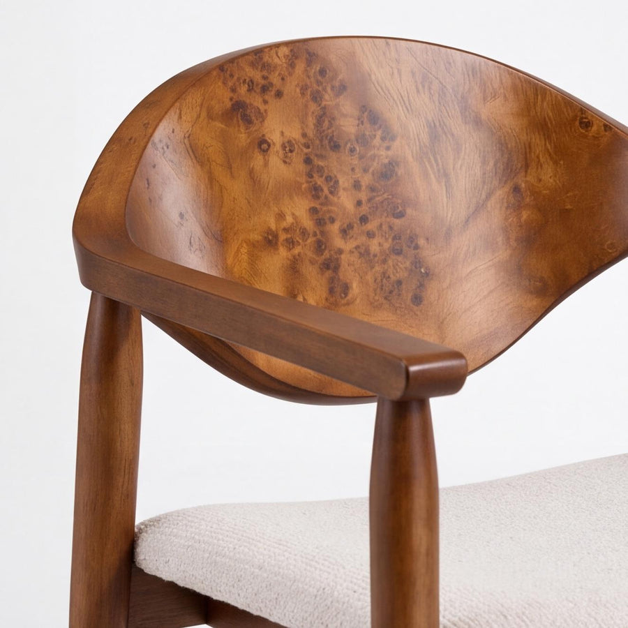 AUGUSTA BURL DINING CHAIR