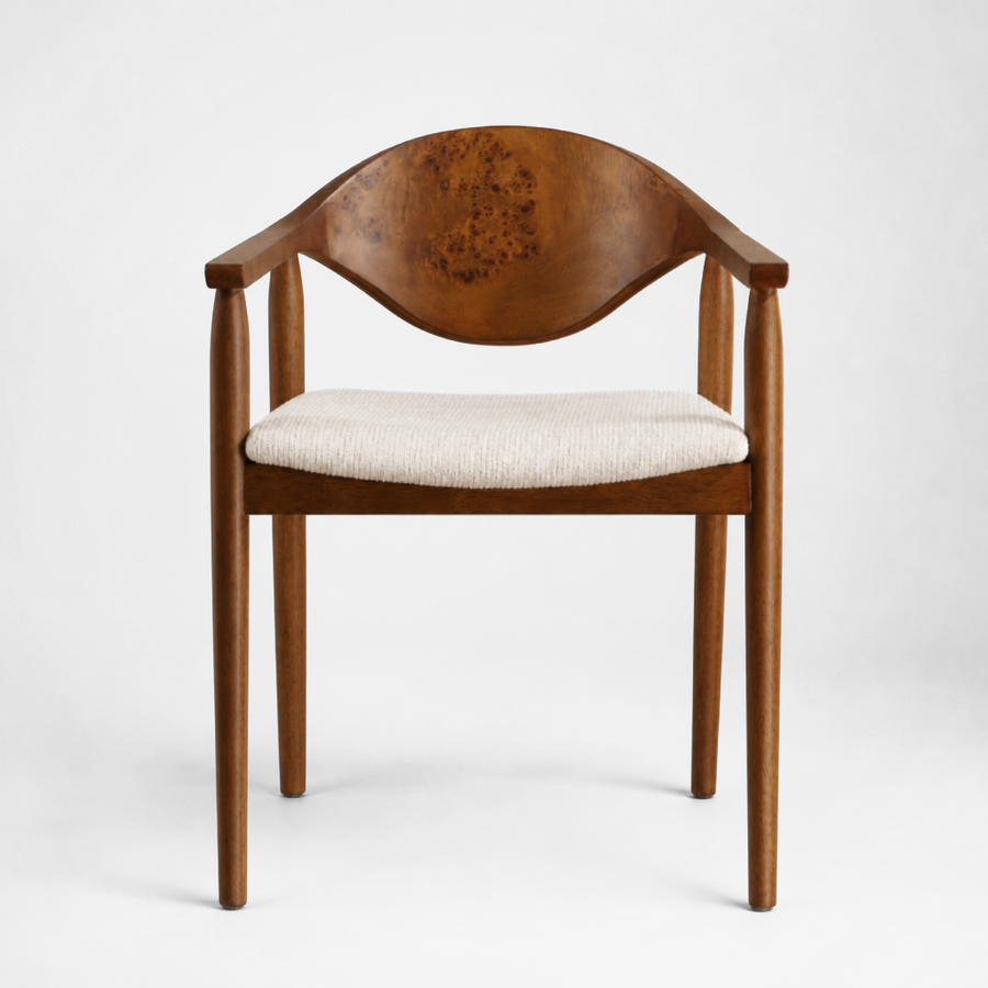 AUGUSTA BURL DINING CHAIR