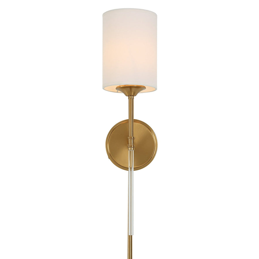 AWYR 1 LIGHT BRASS SCONCE