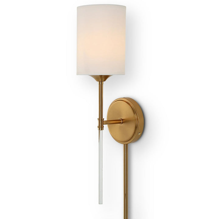 AWYR 1 LIGHT BRASS SCONCE