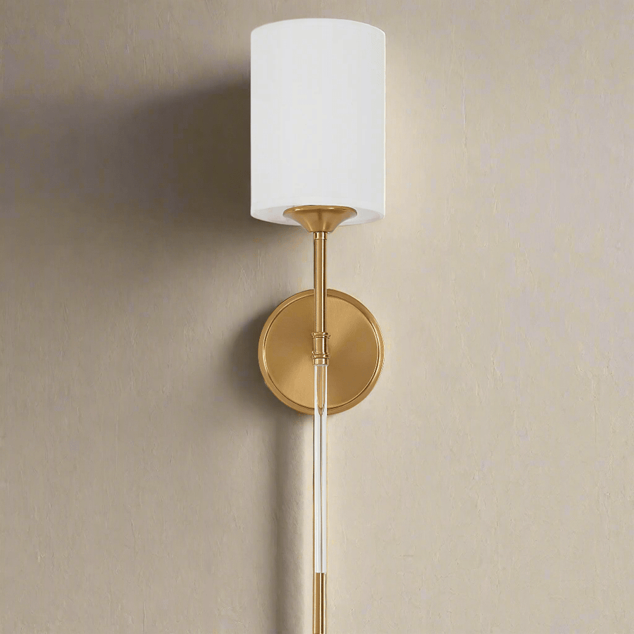 AWYR 1 LIGHT BRASS SCONCE