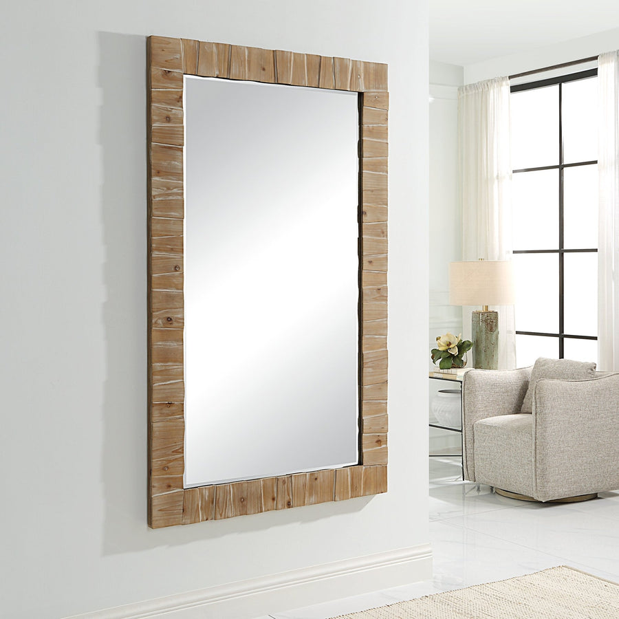 AYANNA OVER - SIZED WOOD MIRROR
