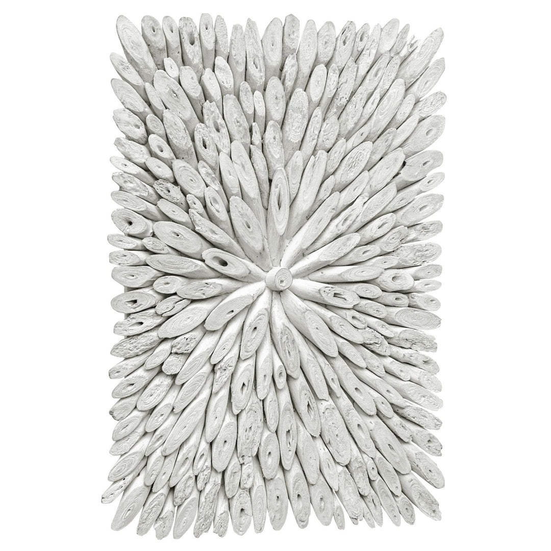 BAHAMA WOOD WALL ART: WHITEWASHED