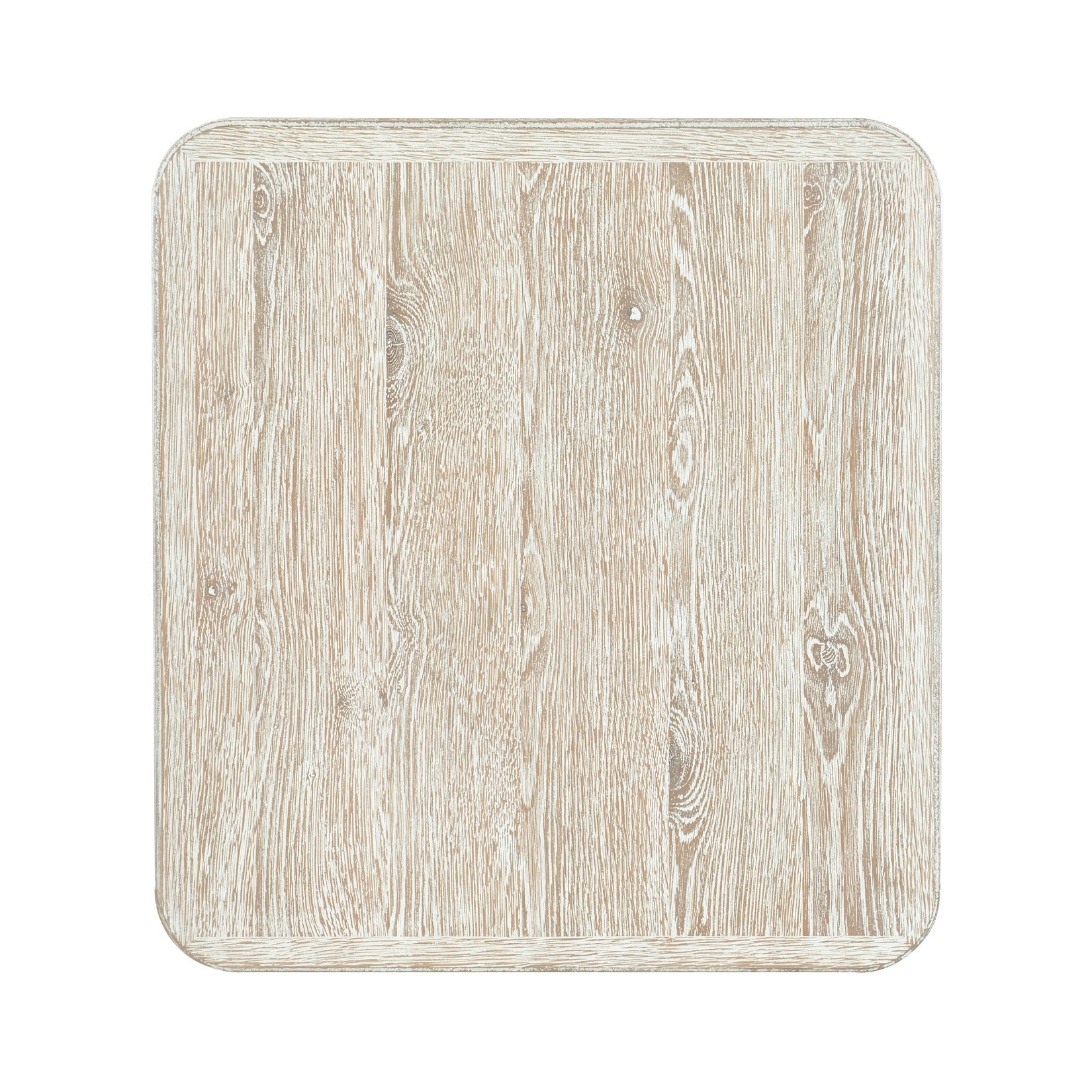 BAHARI WHITE WASHED OAK END TABLE | ECLECTIC BEACHHOUSE