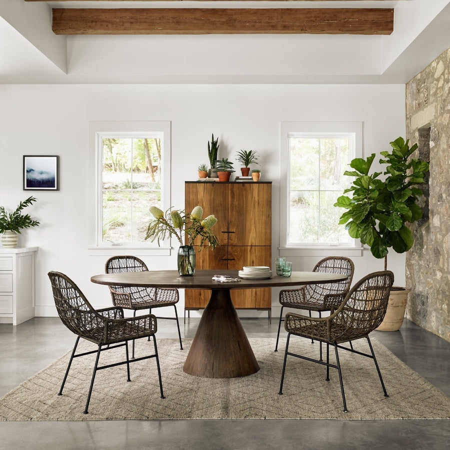 BANDERA INDOOR - OUTDOOR WICKER DINING CHAIR