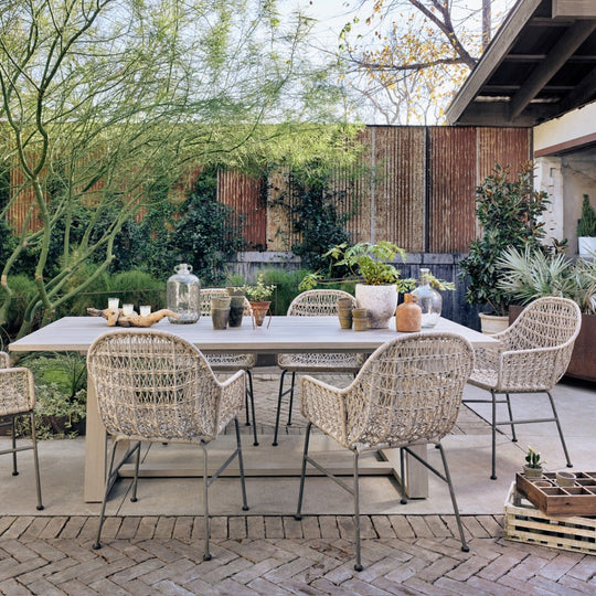 BANDERA INDOOR - OUTDOOR WICKER DINING CHAIR