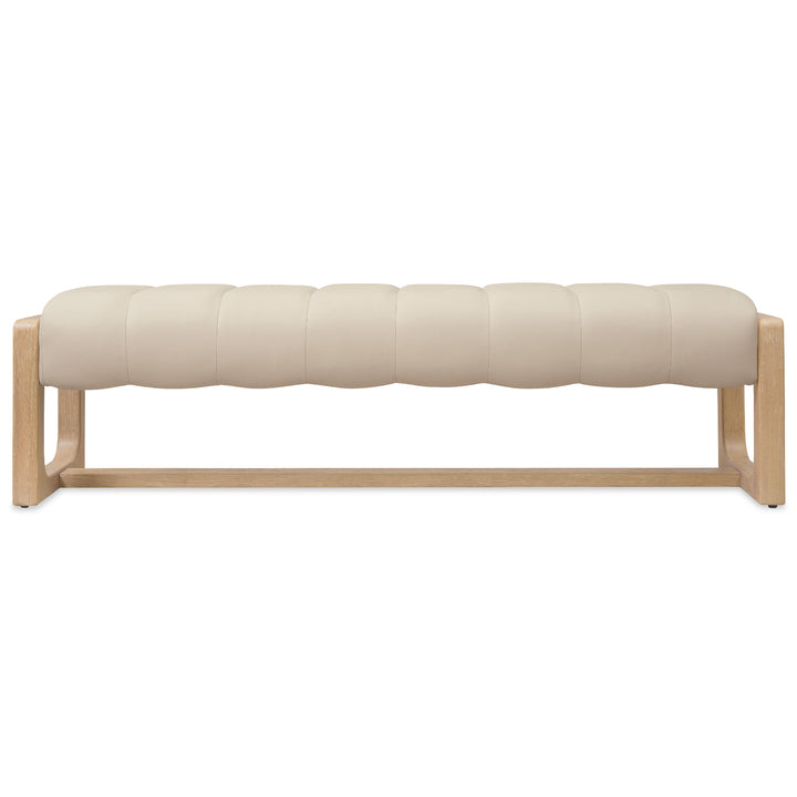 BANYON LEATHER UPHOLSTERED BEDROOM BENCH