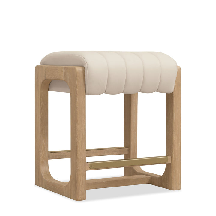 BANYON LEATHER UPHOLSTERED COUNTER STOOL