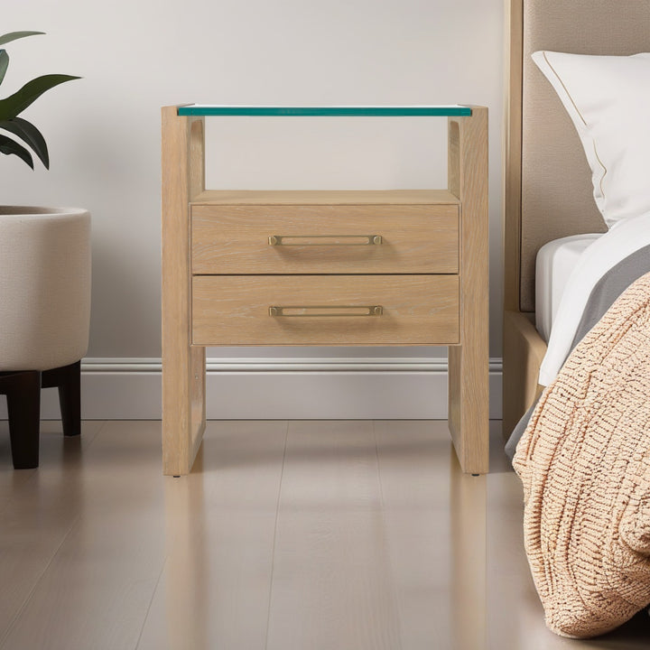 BANYON 2-DRAWER NIGHTSTAND