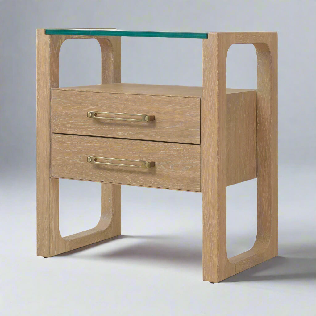 BANYON 2-DRAWER NIGHTSTAND