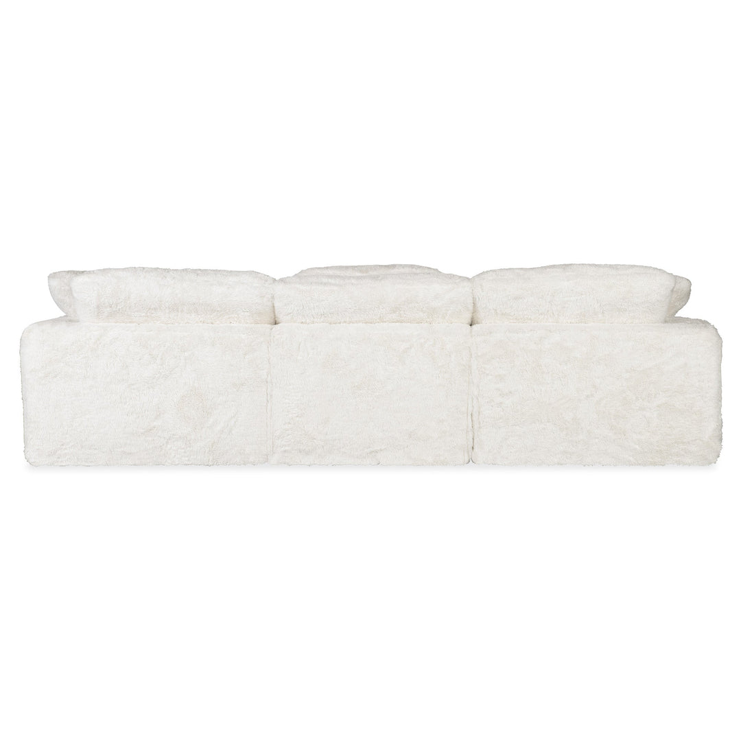 BAREFOOT WHITE FABRIC 3 - SEAT SOFA