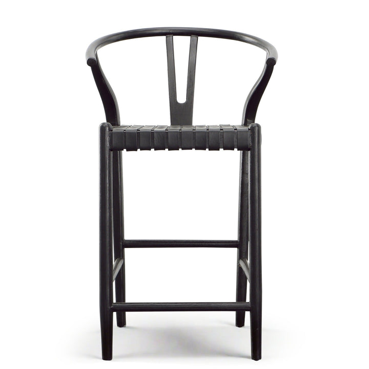 BARLEY COUNTER STOOL: ANTIQUE BLACK